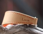 イタリアングレーハウンド　Lucia　最小15最大35　オーバル型ハーフチョーク　丸革ソフトリード
